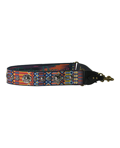 Christian Dior Aztec Print Bag Strap, front view